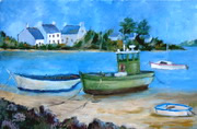 Boats in Lindin Golfe du Morbihan